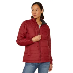 10052551 Ariat Women's Rebar Cordura Ripstop Lightweight Insulated Jacket - Cabernet