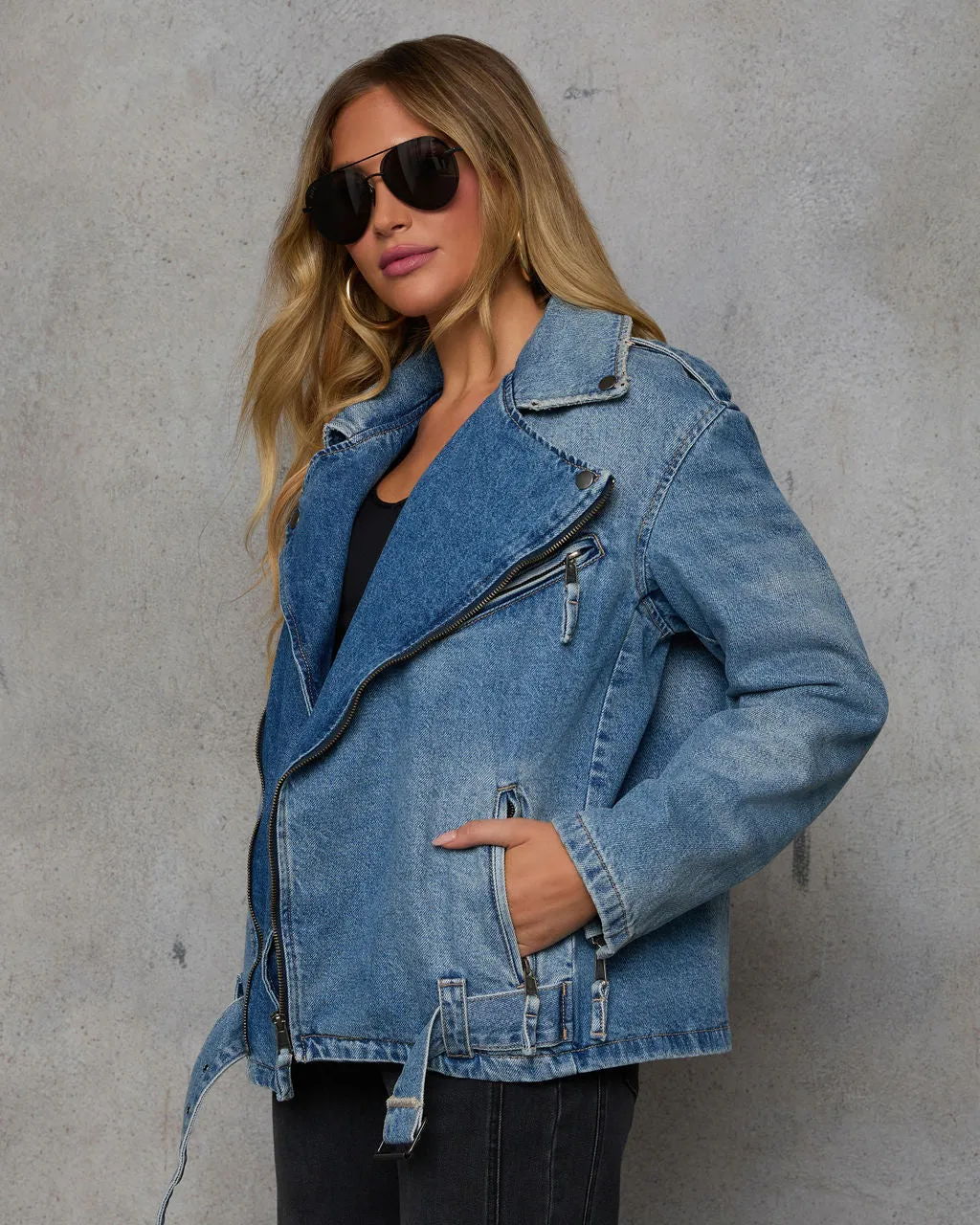 All Set Relaxed Denim Jacket