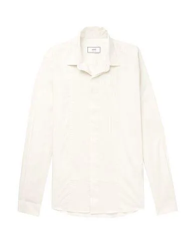 Ami Alexandre Mattiussi Man Shirt Ivory 16 ½ inches-neck