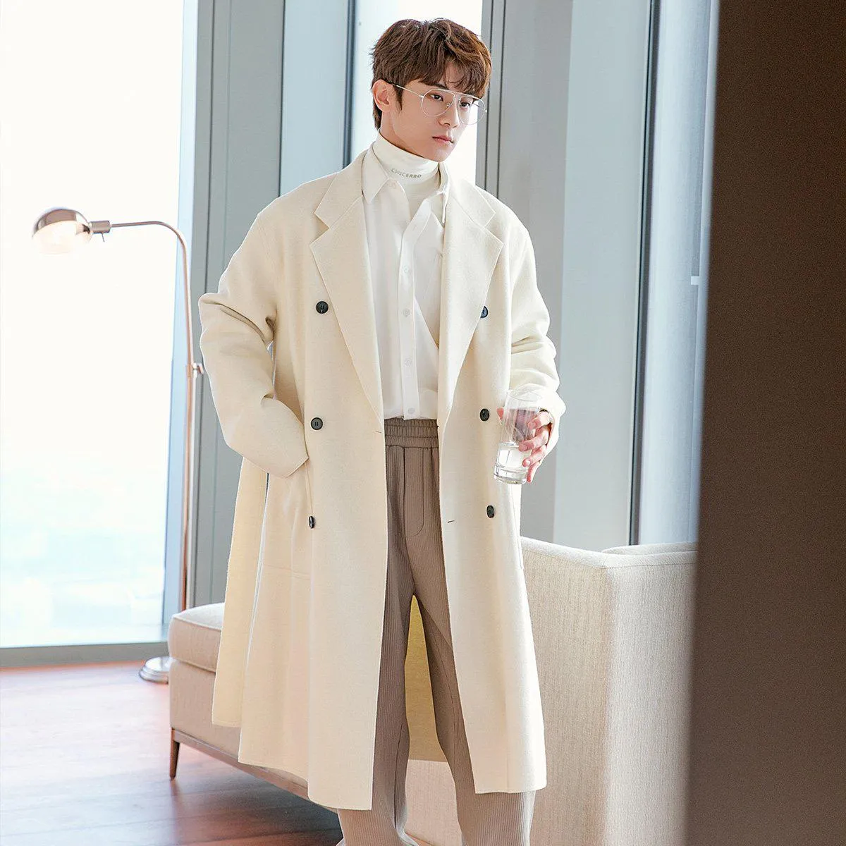 Belted Mid-Length Coat