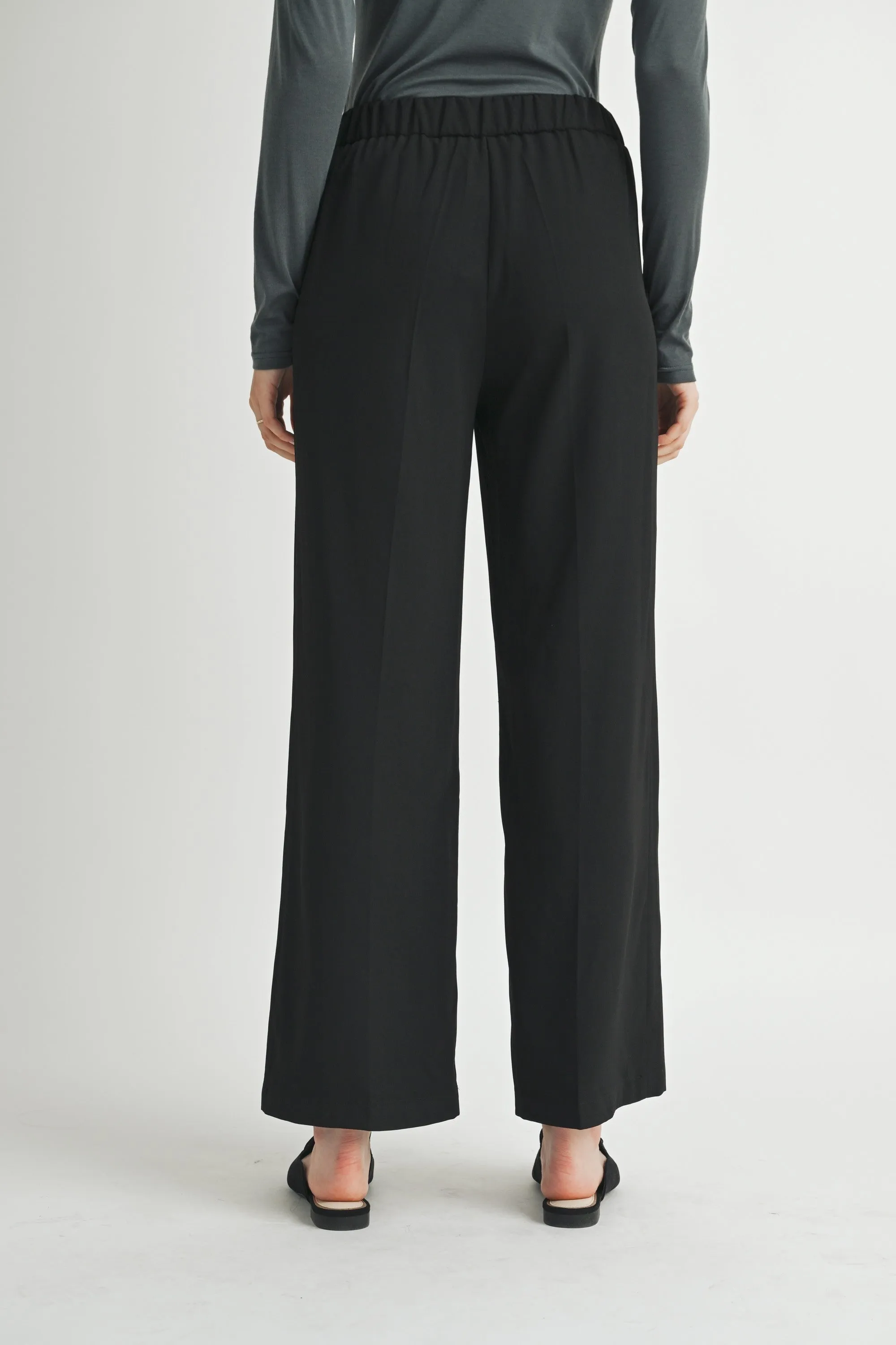 Black Tailored Pants - Large