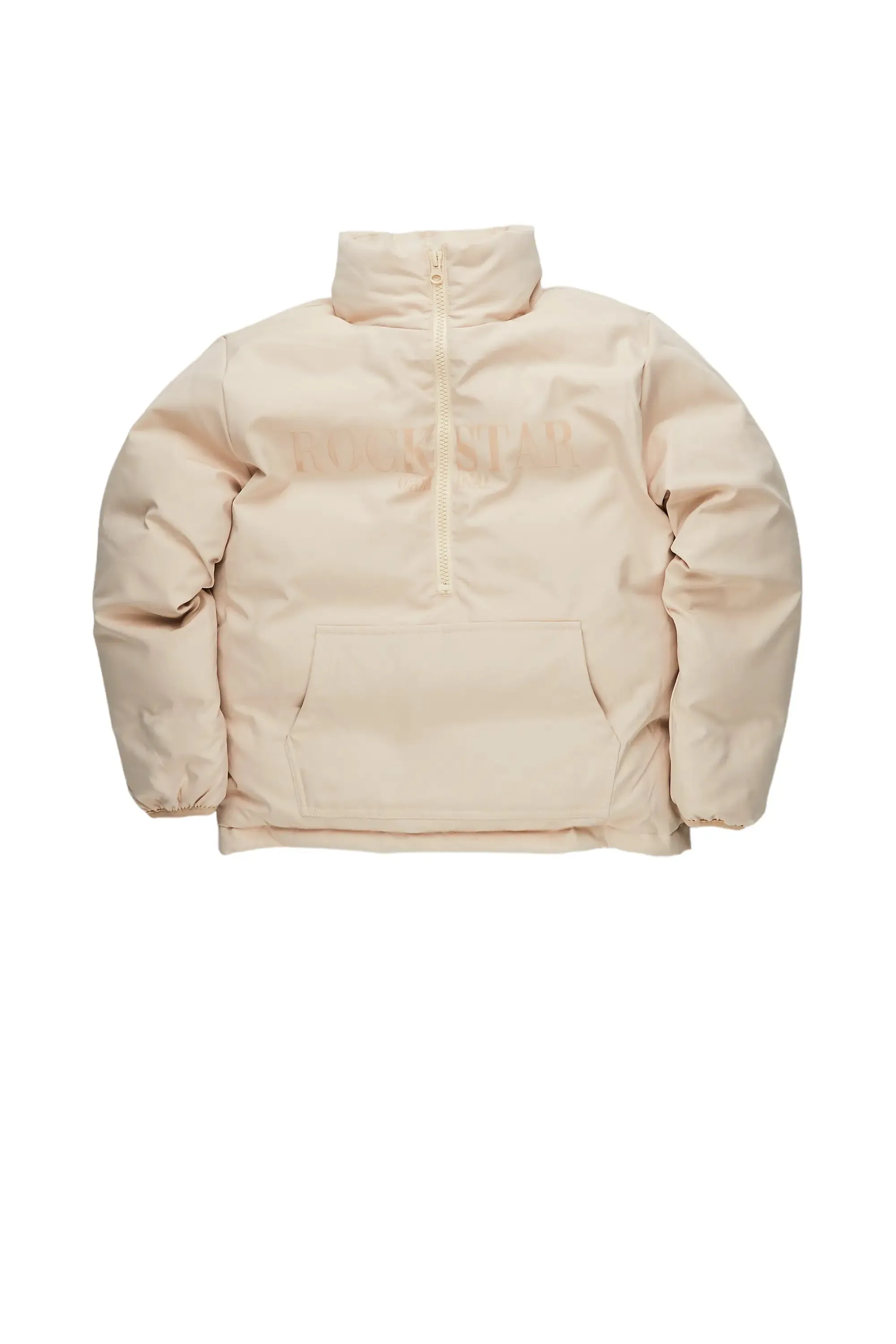 Boys Jon Beige Puffer Jacket