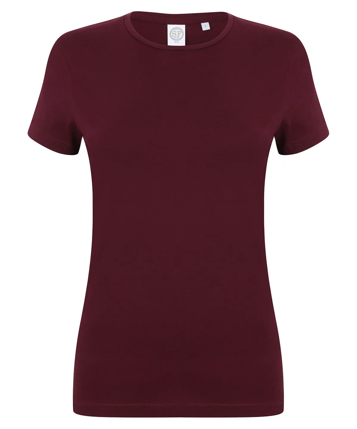 Burgundy - Feel good women's stretch t-shirt