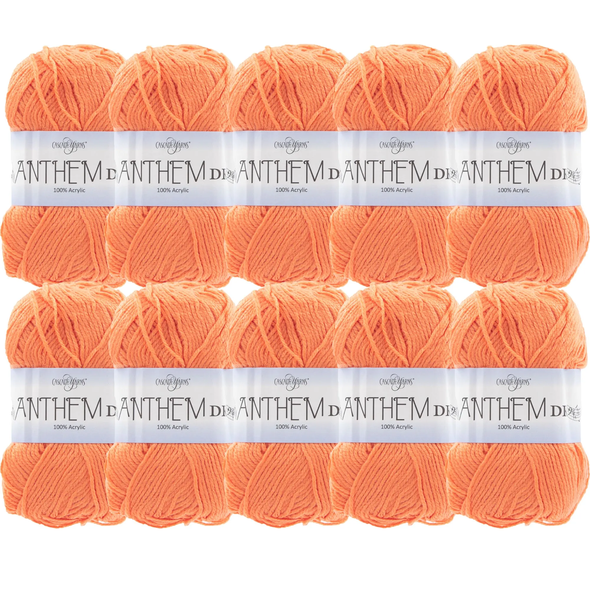 Cascade Yarns Anthem DK Yarn - 45 Autumn Sunset - 10-Pack