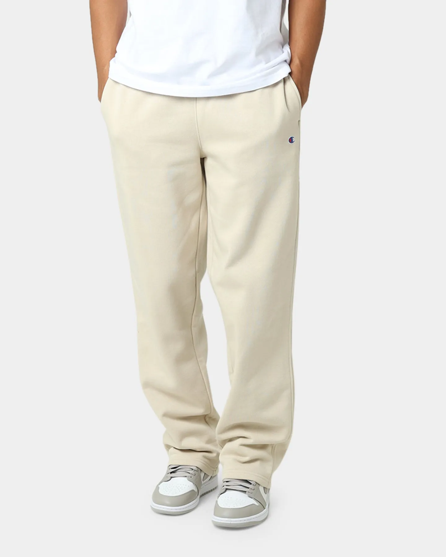 Champion Classic Fleece Puddle Pants Pebblestone