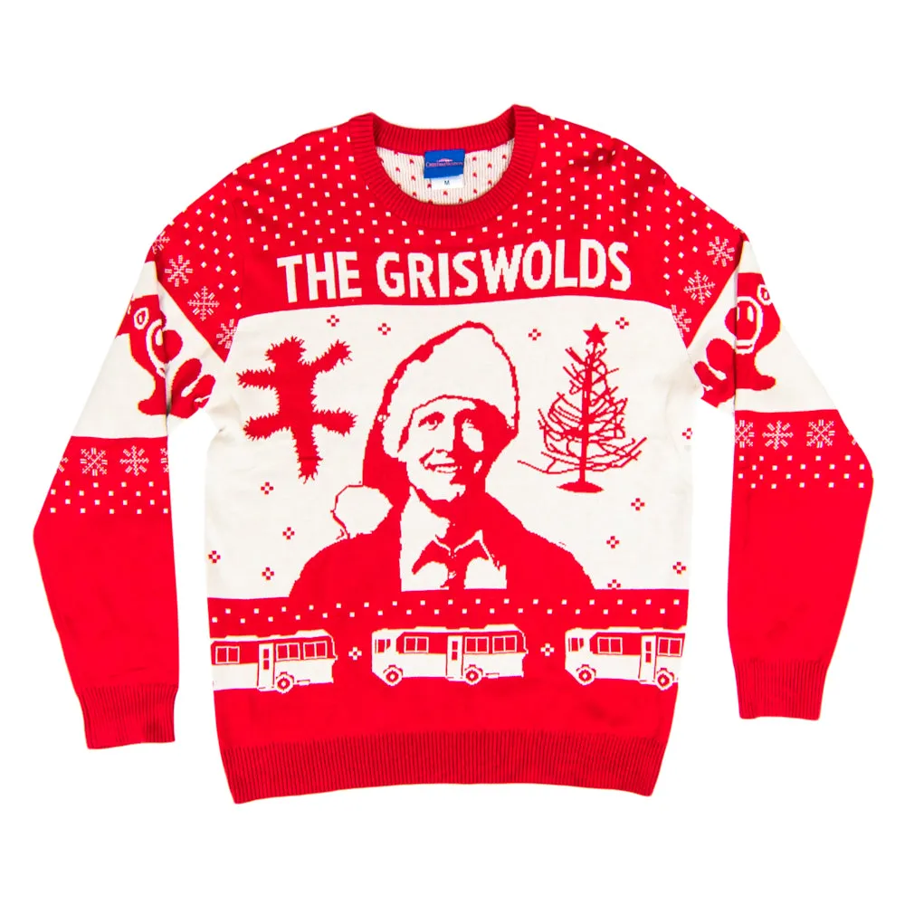 Christmas Vacation The Griswold's Threshold of Hell Clark Santa Hat Ugly Christmas Sweater