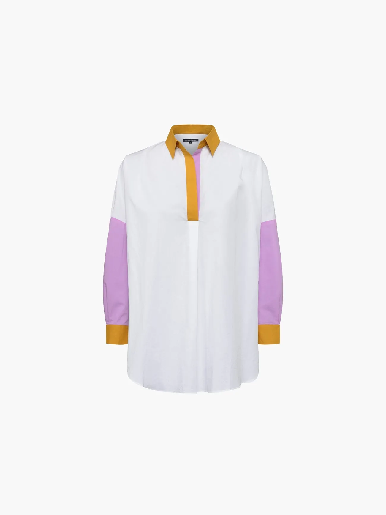 Colour-Block Organic Rhodes Shirt