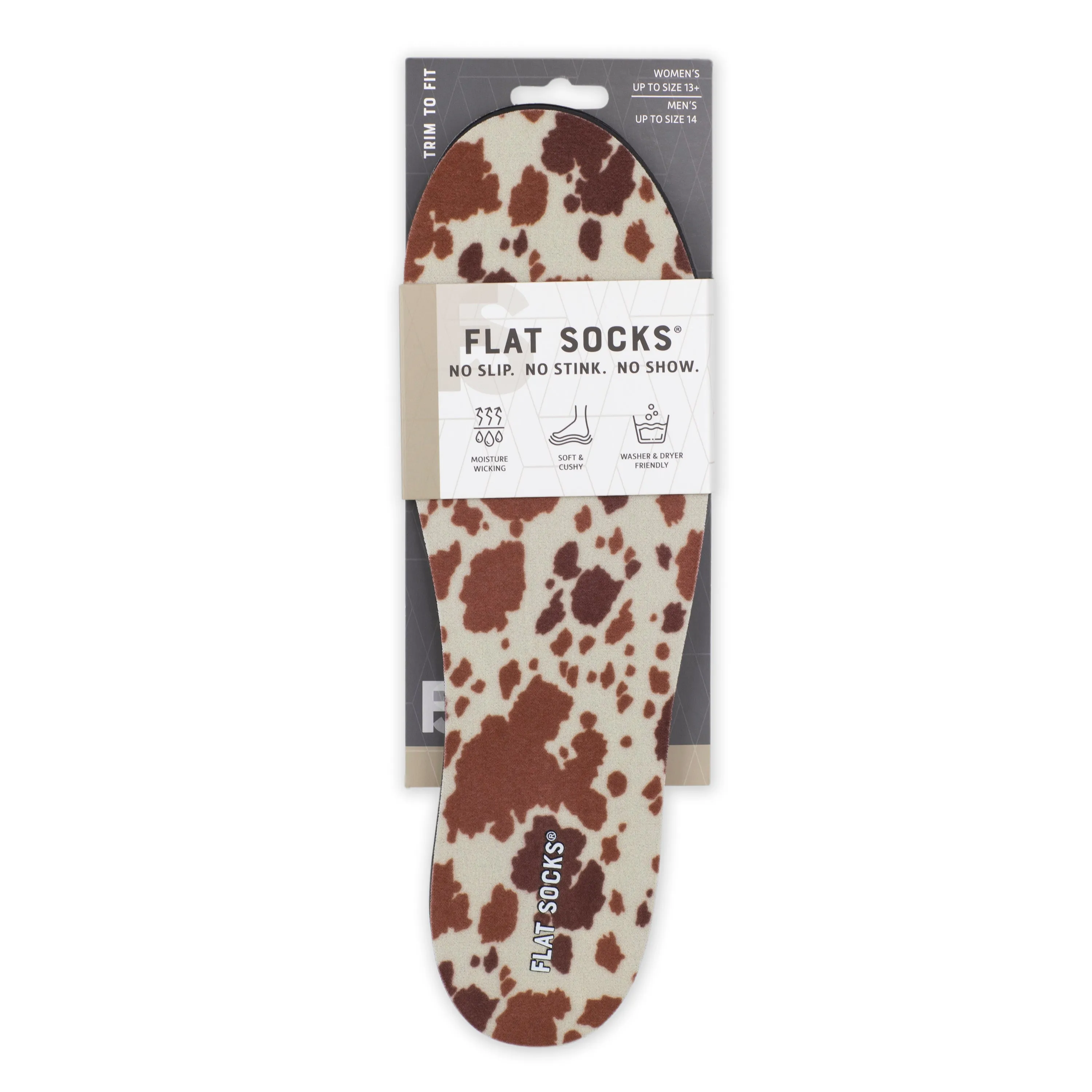 Cow Print FLAT SOCKS