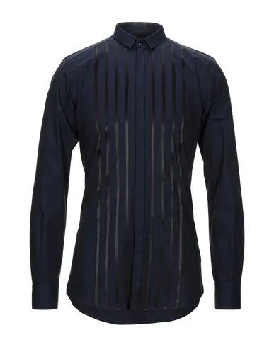 Dolce & Gabbana Man Shirt Dark blue 15 inches-neck