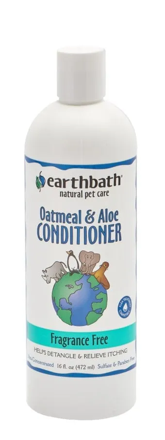 Earthbath Oatmeal & Aloe Conditioner Fragrance Free 472mL