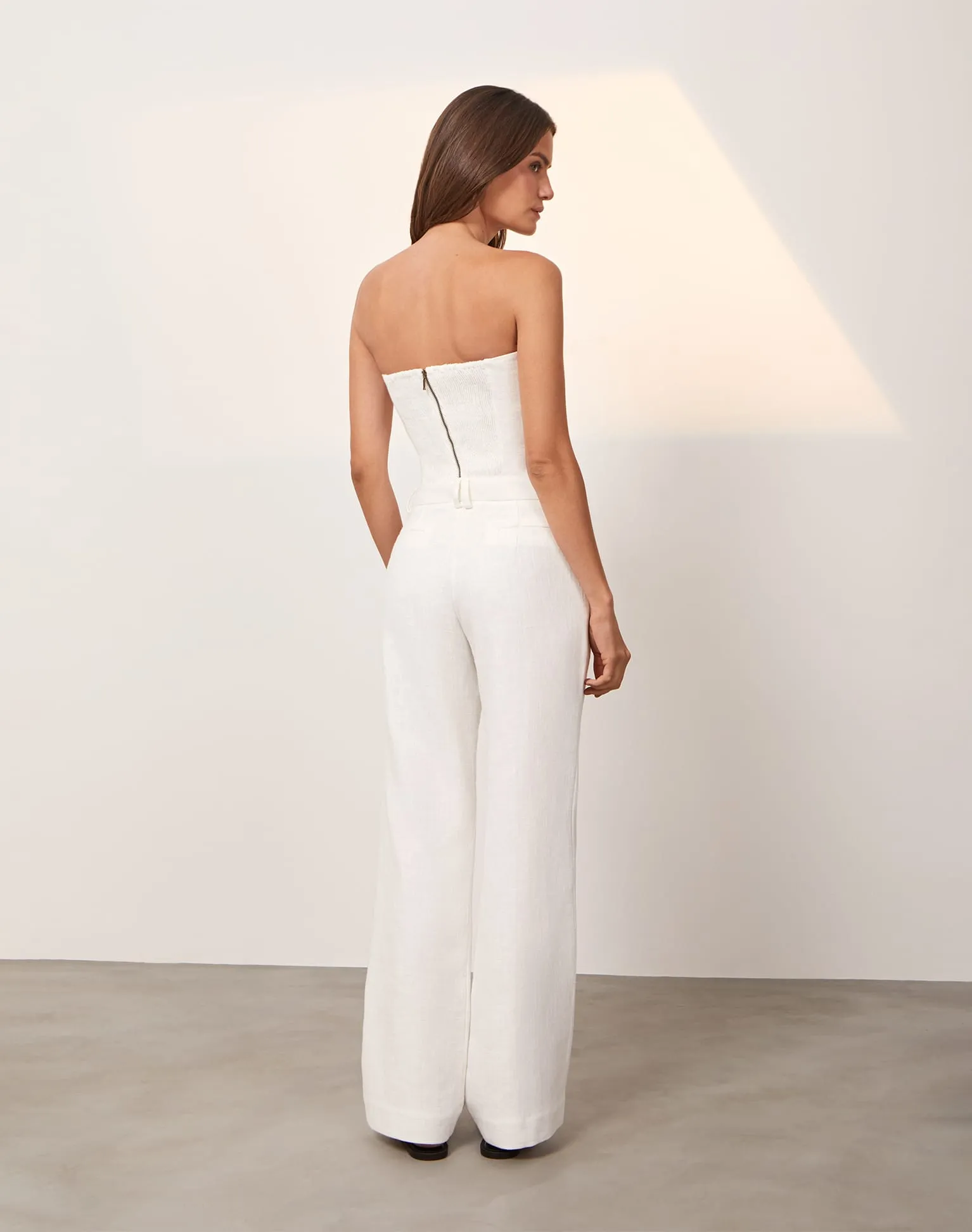 Giulia Tailored Pants - Off White