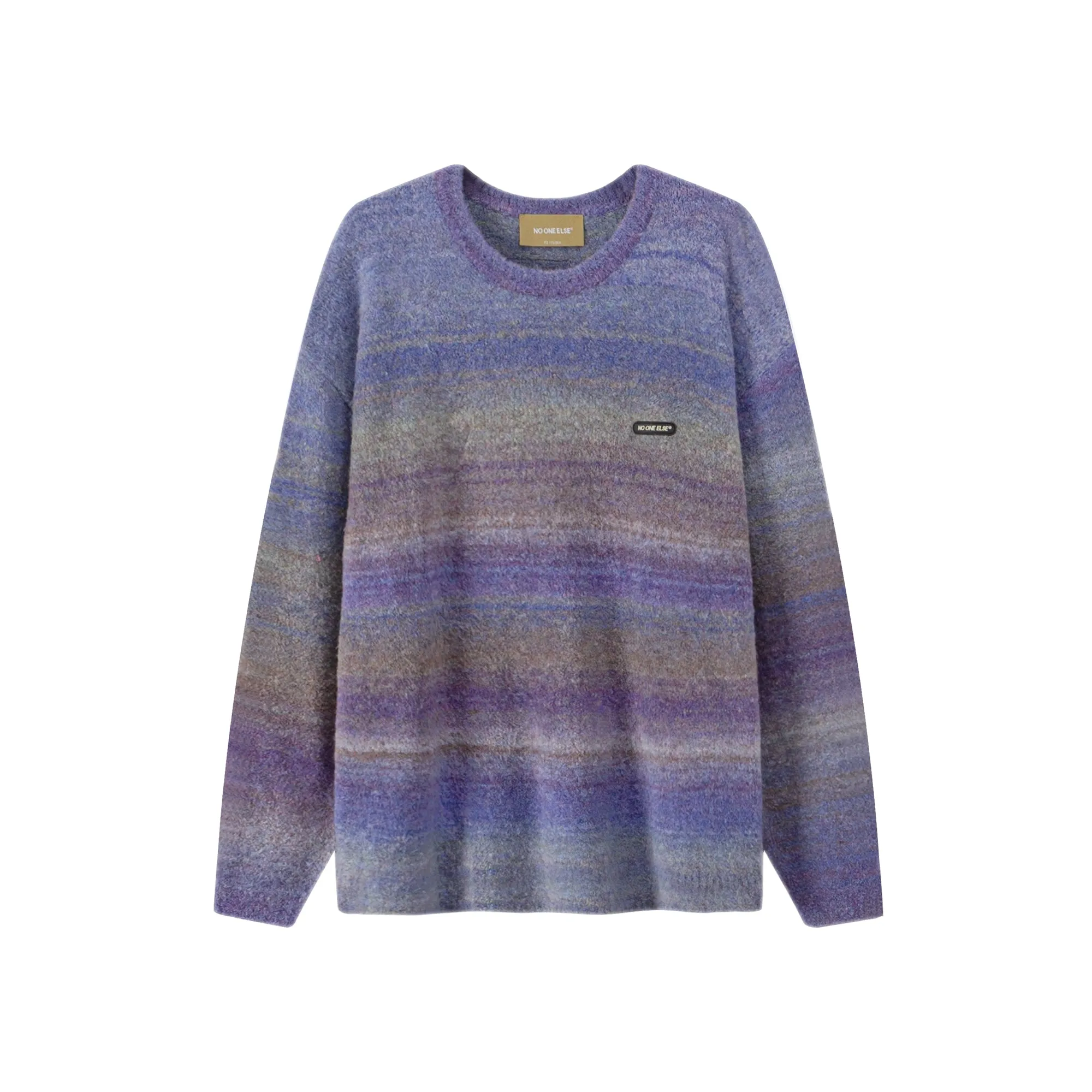 Gradient Stripe Knit Sweater