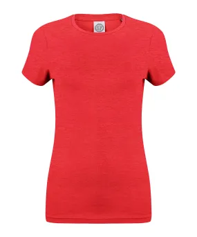 Heather Red - Feel good women's stretch t-shirt