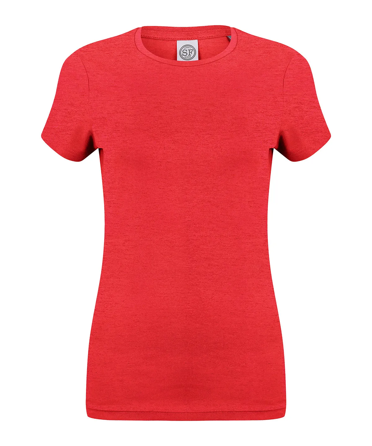 Heather Red - Feel good women's stretch t-shirt