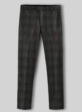 Highlander Gray Classic Check Tweed Pants