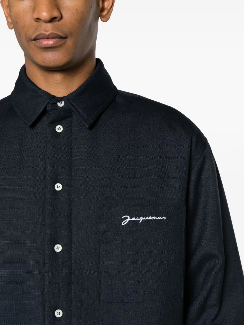 JACQUEMUS Shirts Blue