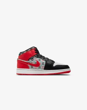 Jordan Air Jordan 1 Mid SE 'Ugly Sweater' Grade-School