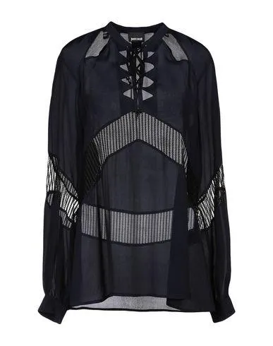 Just Cavalli Women Blouse Dark blue 8 UK