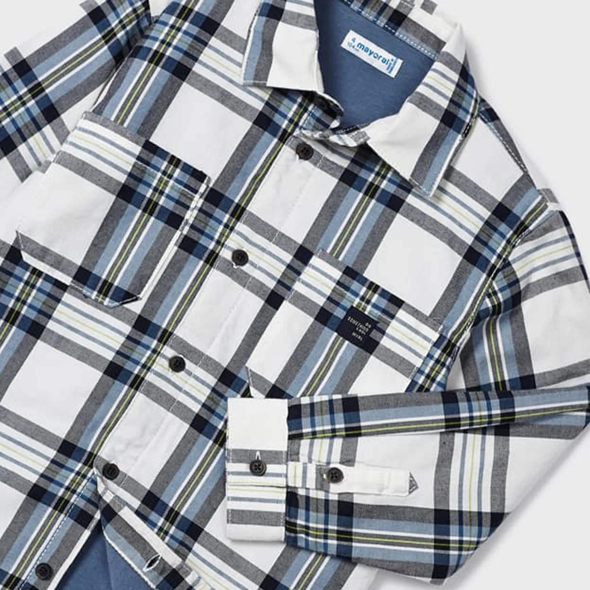 Kids Checkered Dress Shirts For Boys