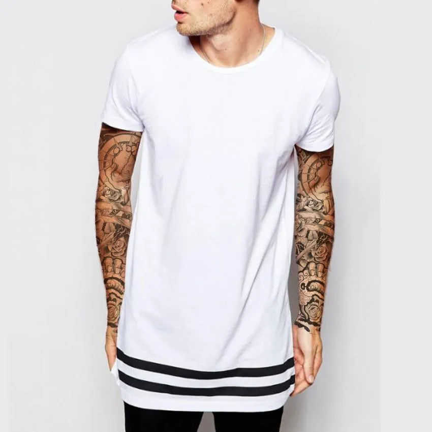 Longline Striped Long T-Shirt - 2 Colors