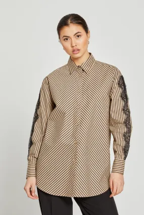 Lua Shirt - Black Stripe