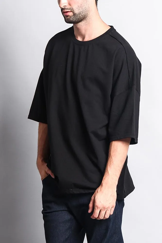 Men's Basic Overly Over Sized T-Shirt