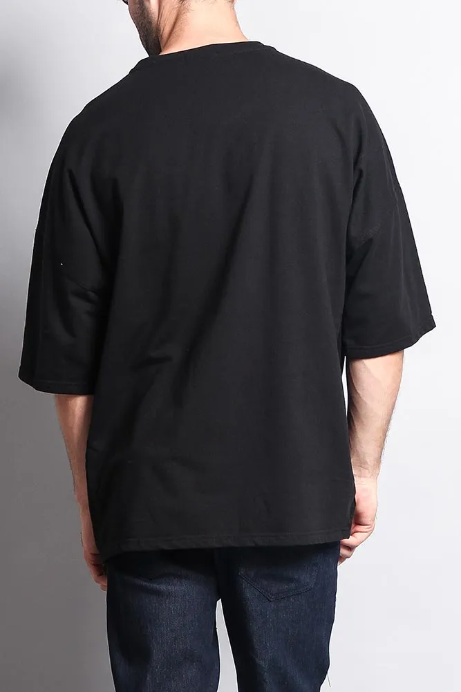 Men's Basic Overly Over Sized T-Shirt