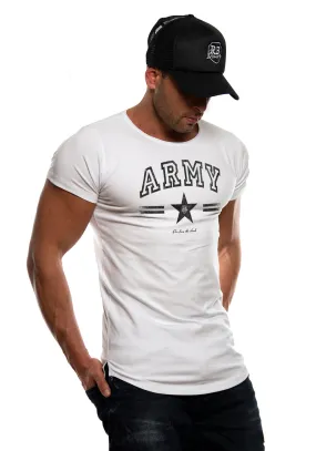 Men's Longline T-shirt "Army" MD944