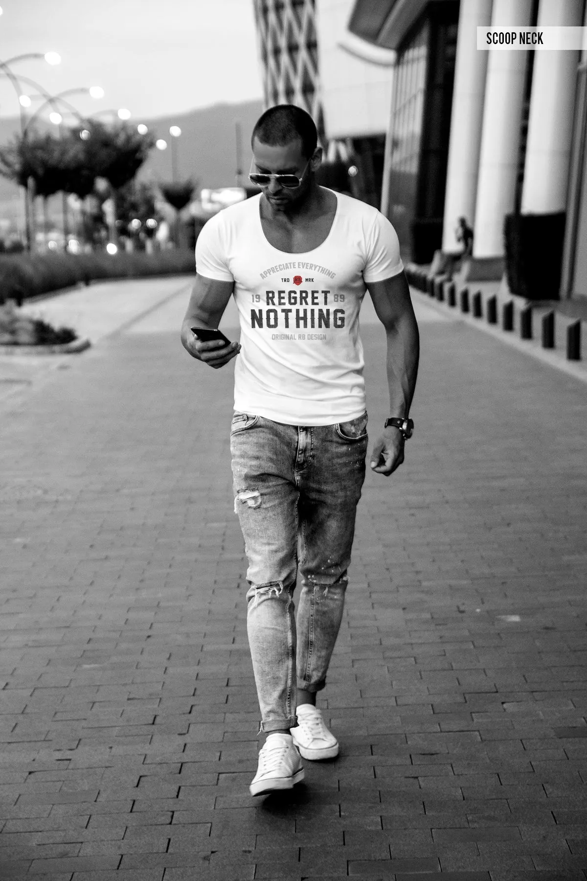 Men's T-shirt "Regret Nothing" MD982