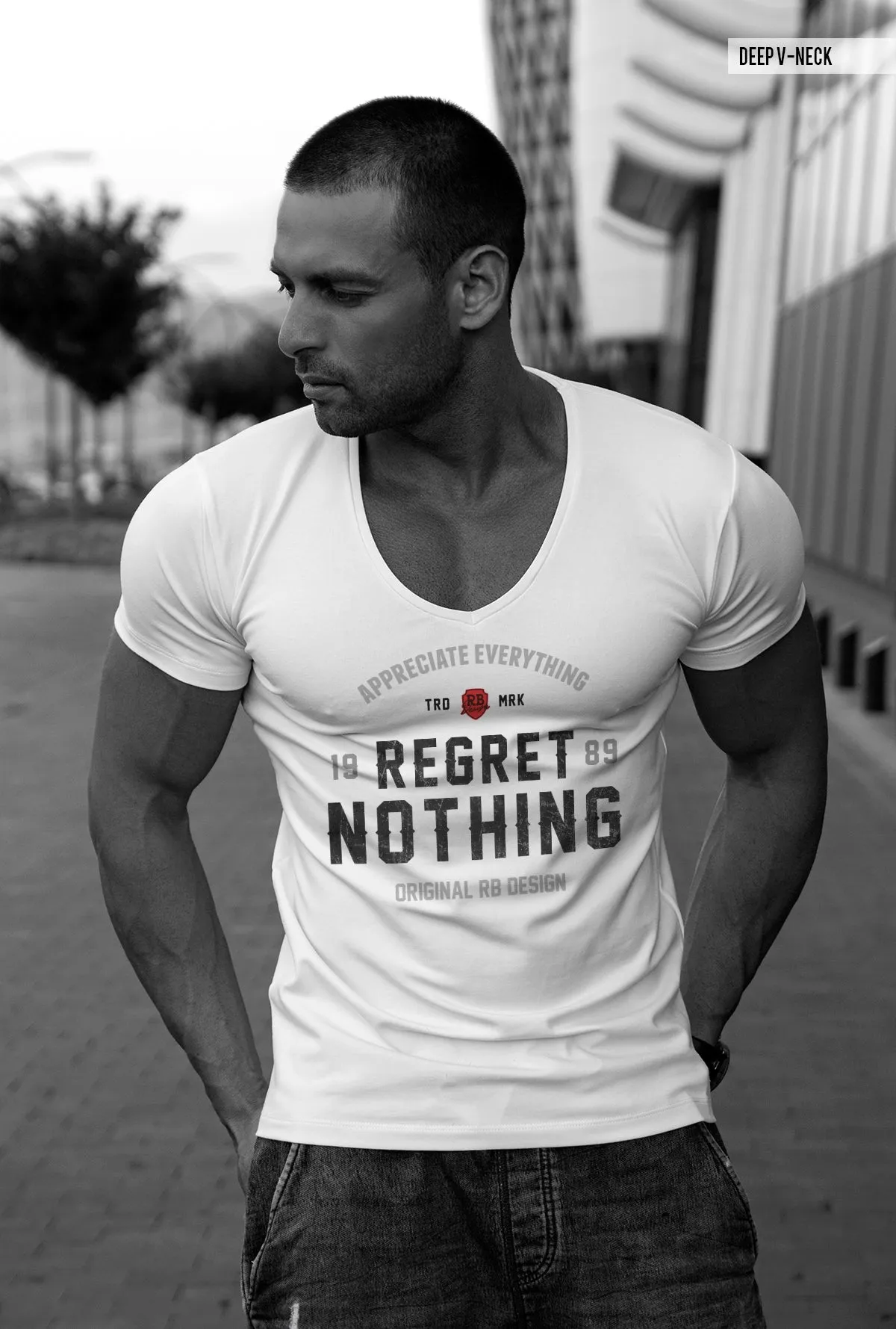 Men's T-shirt "Regret Nothing" MD982