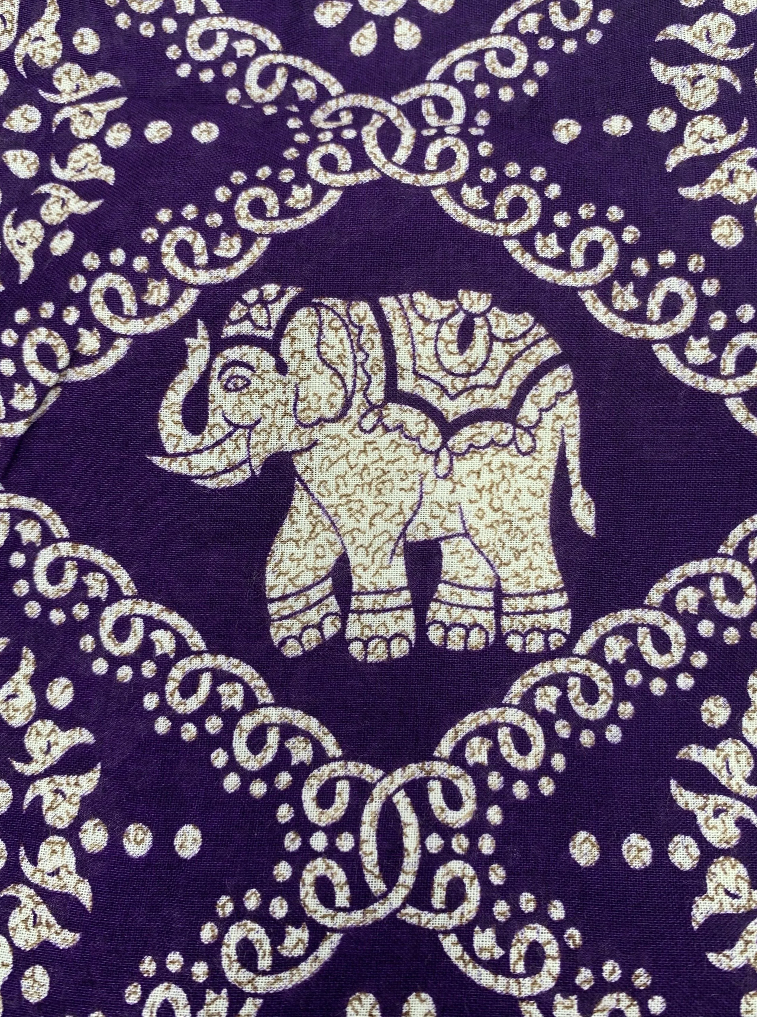 Purple Classic Elephant Pants