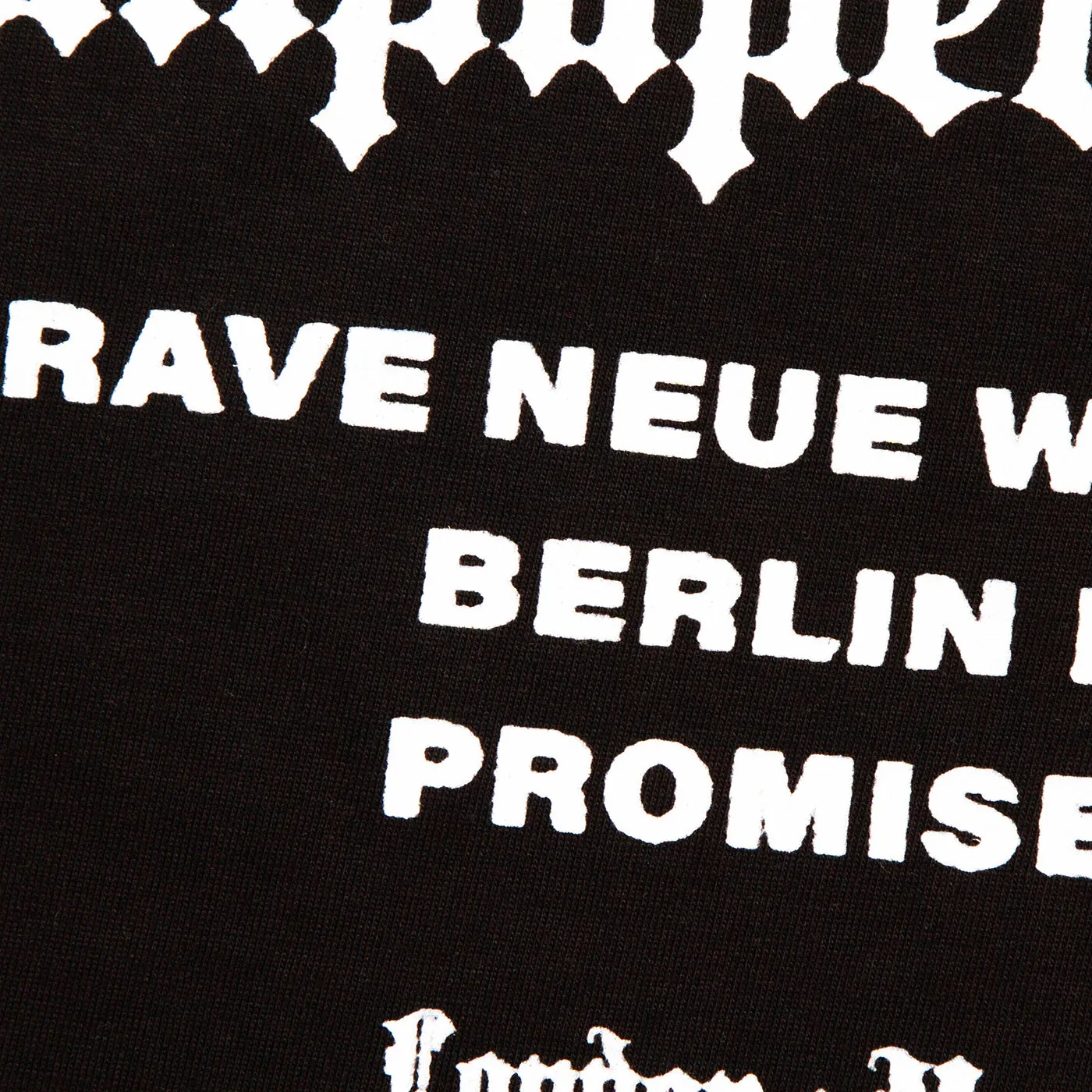 RNW Berlin Wallpaper Back Print - Tshirt - Black