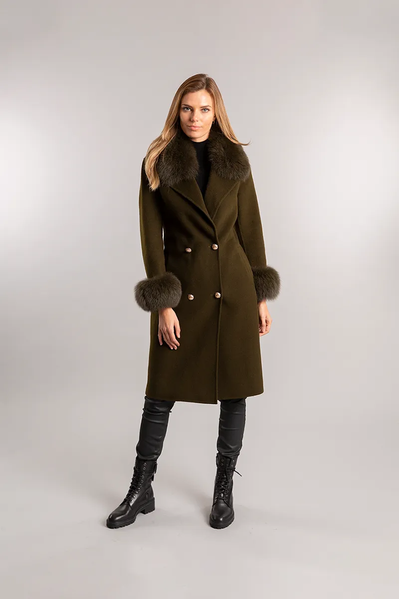 Sloane Wool Coat Black Noir