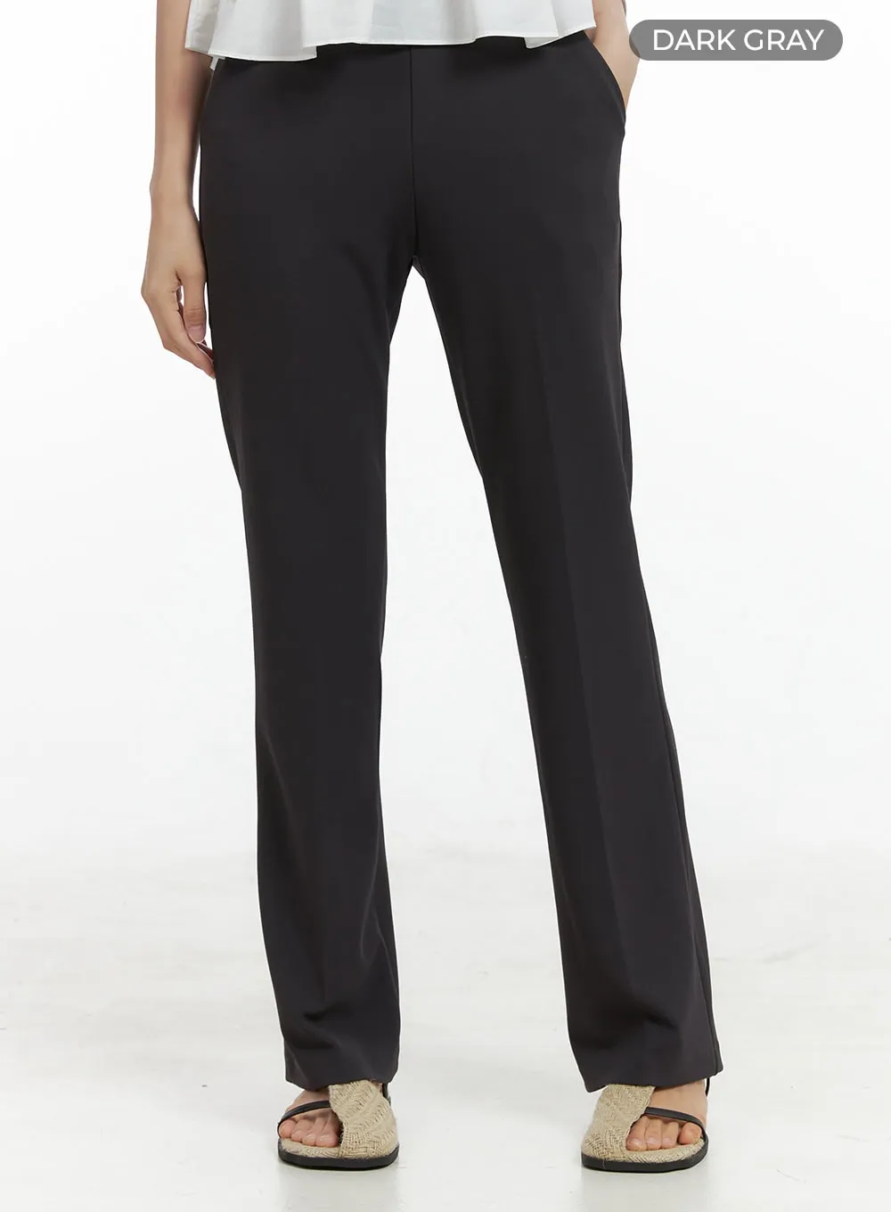 Solid Tailored Pants OL416