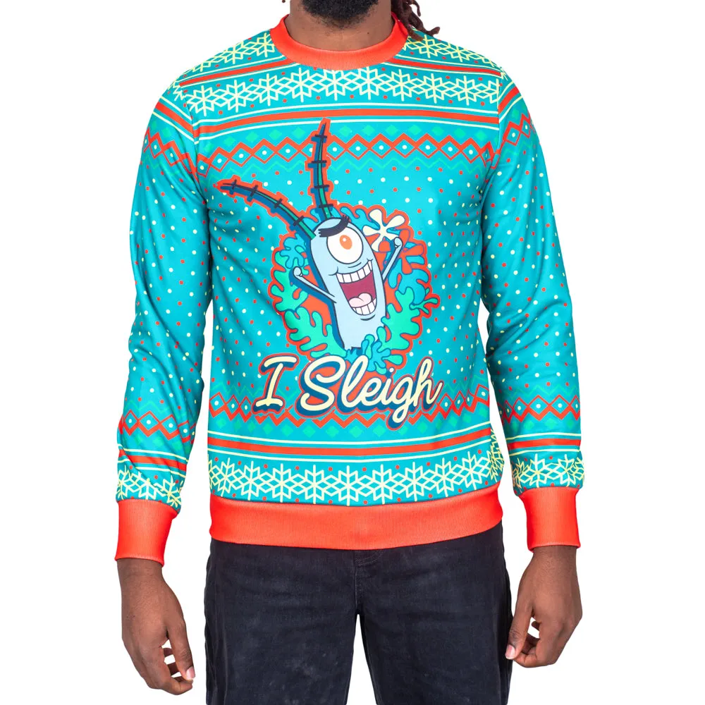 SpongeBob SquarePants Sleigh ugly Christmas sweater