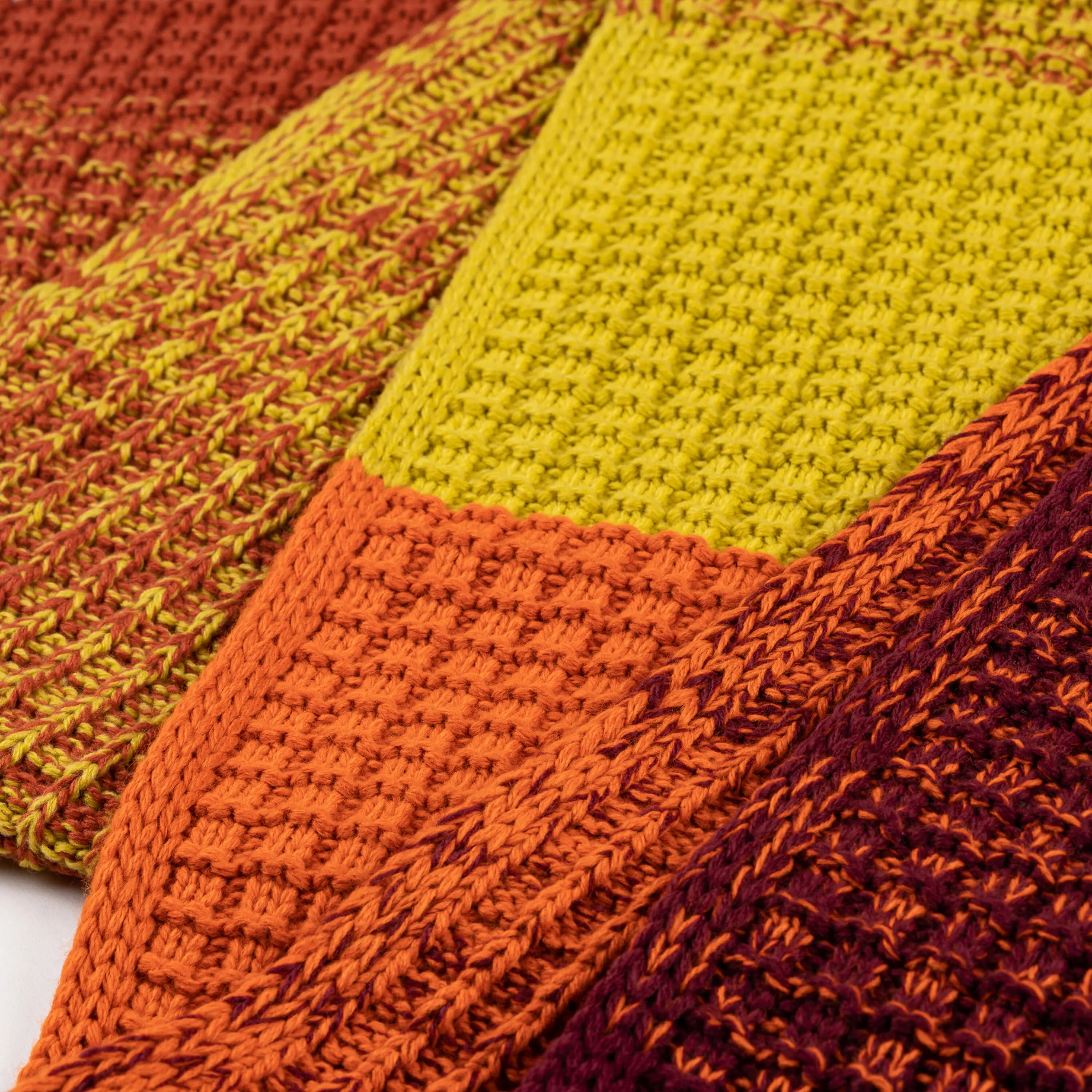 Sunrise Sunset Knit Scarf