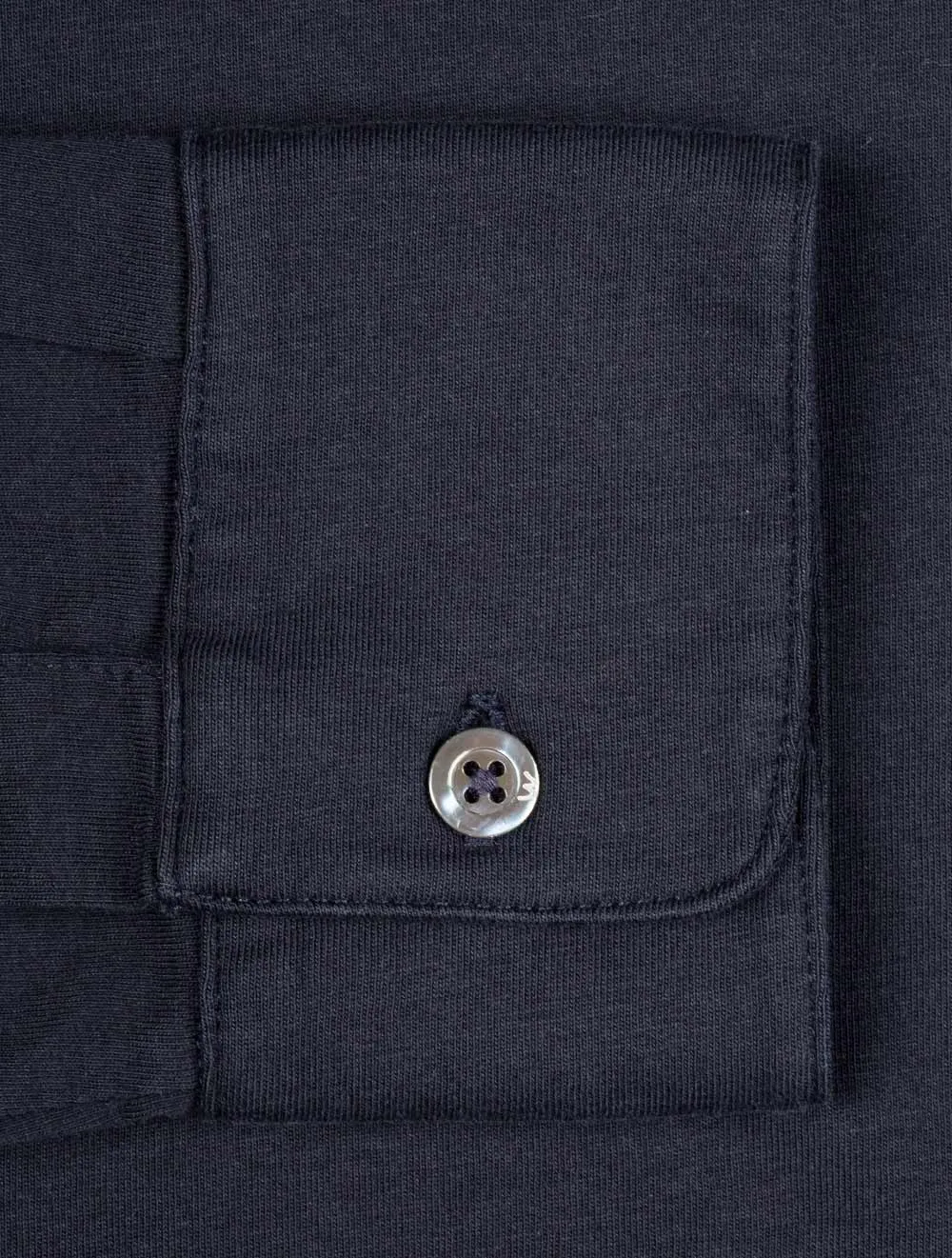 Tailored Jersey Poloshirt Navy Blue