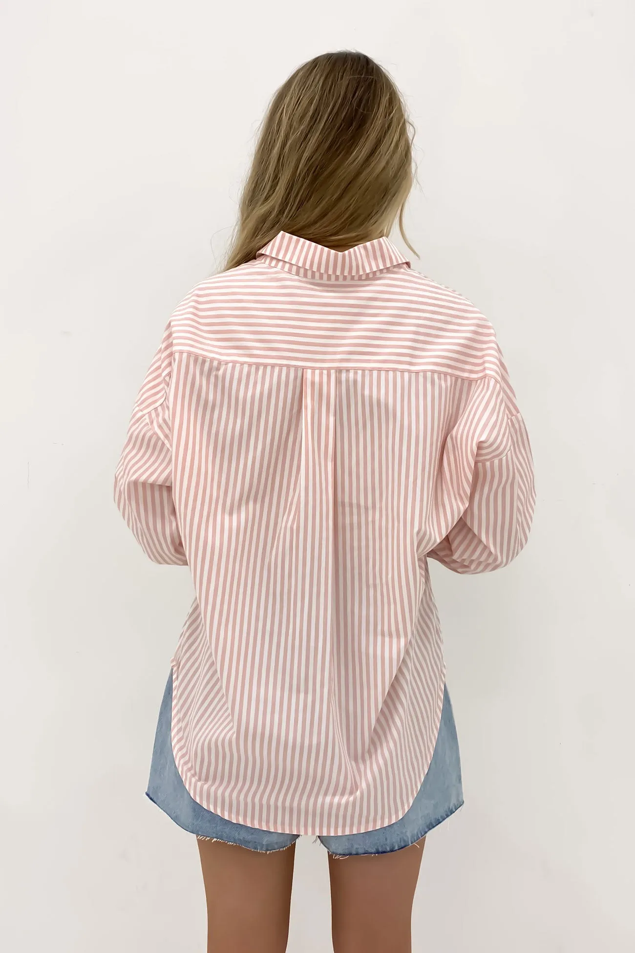 Tammy Shirt Bubblegum Stripe