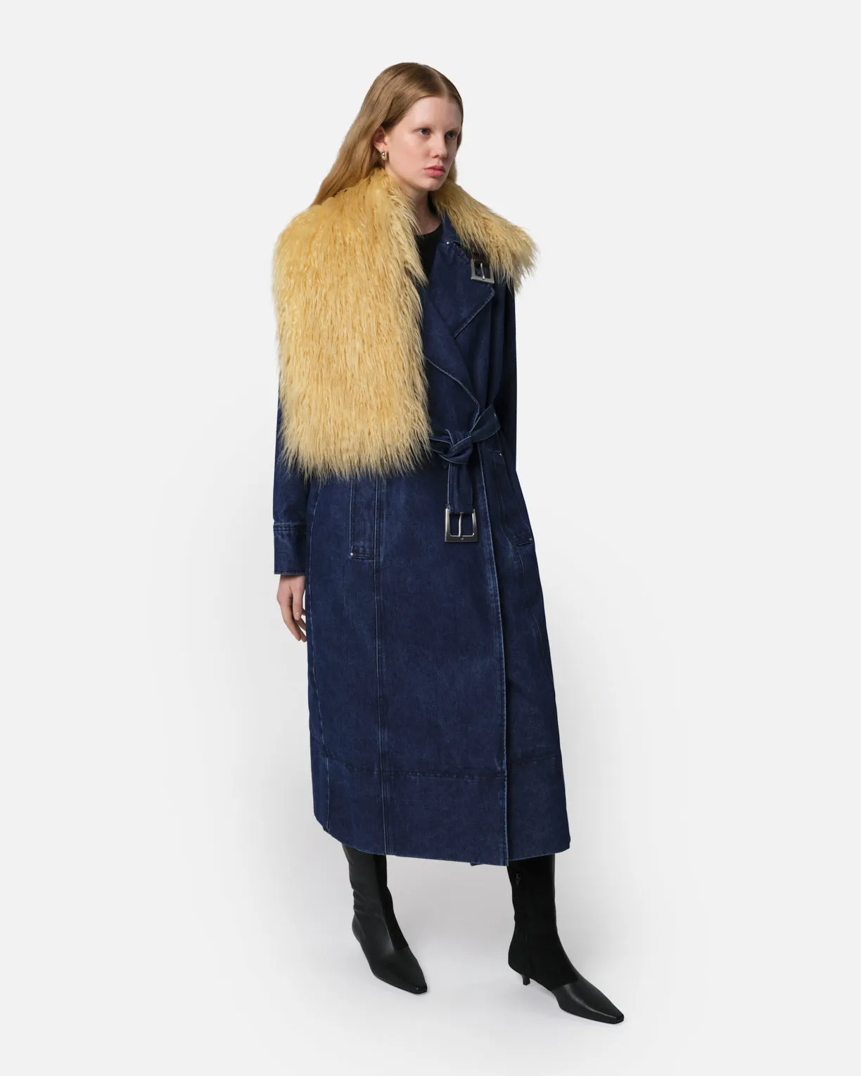 Tate Trenchcoat Indigo