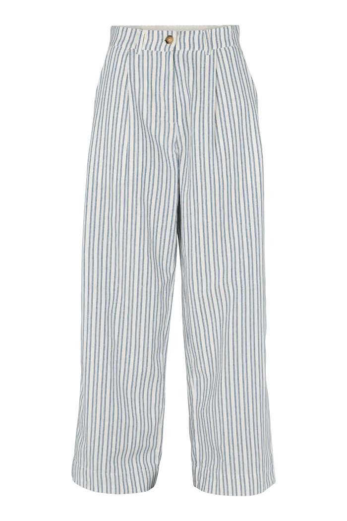 Trudie Pants - Birch / Classic blue