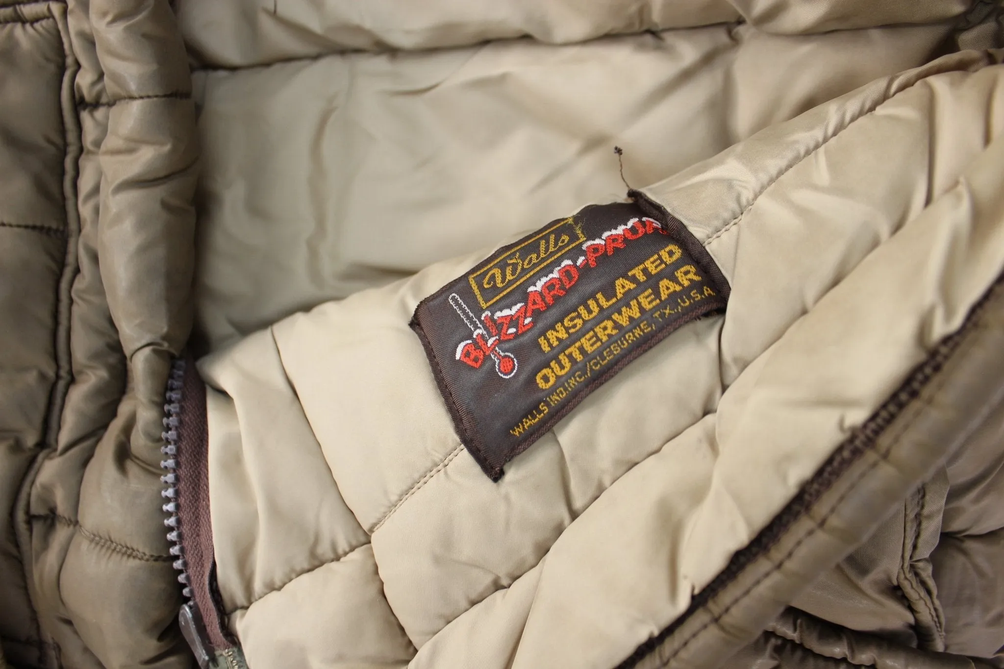 Walls Blizzard-Pruf Brown Insulated Outerwear Jacket