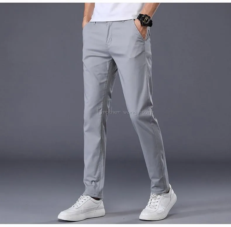 West Louis™ Men's Classic Business Cotton Trousers